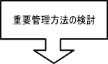 重要管理方法の検討